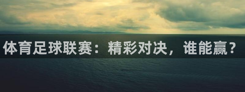 体育足球联赛：精彩对决，谁能赢？