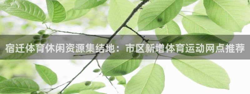 宿迁体育休闲资源集结地：市区新增体育运动网点推荐